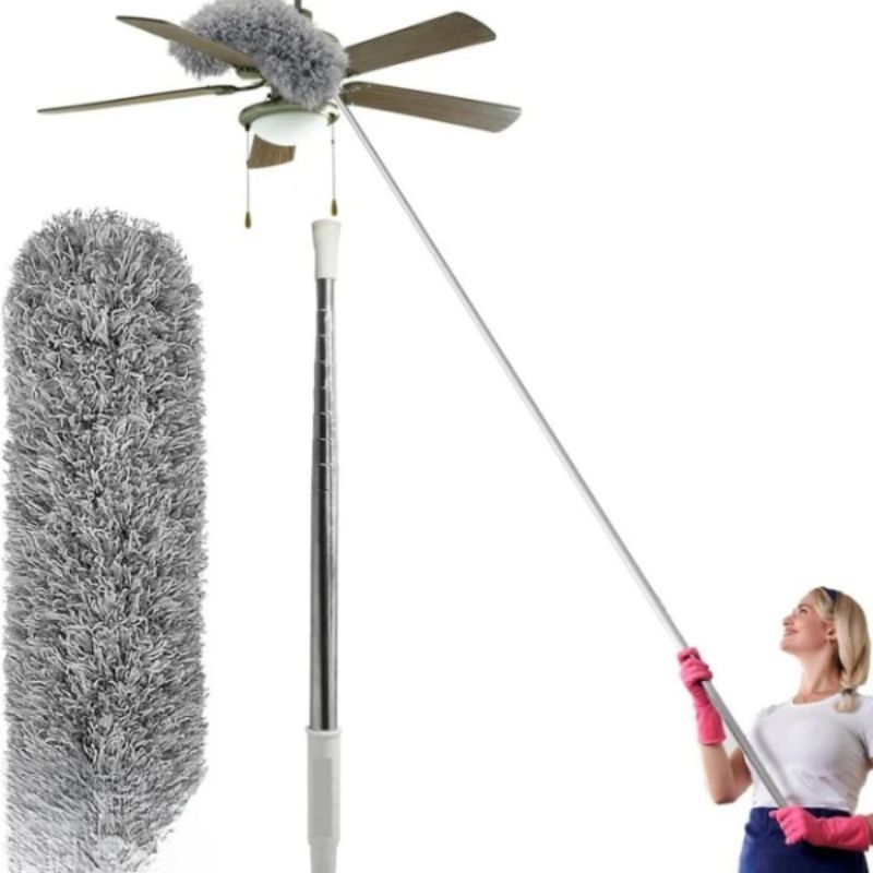 Extendable Microfiber Duster with Telescopic Handle | Long Reach, Bendable Head & Washable Cleaner thumbnail 6