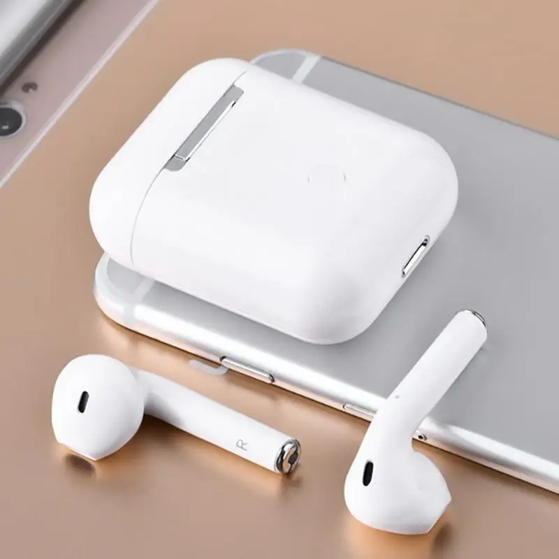 i12 TWS Wireless Bluetooth Earbuds with Charging Case | Touch Control | Stereo Sound | Built-in Mic thumbnail 2