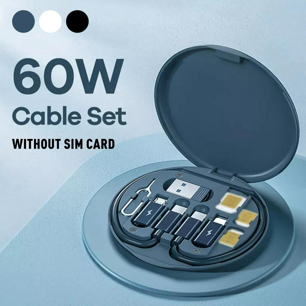 New Data Cable Storage Box | 60W Fast Charging | Multifunctional Mobile Phone Holder & Organizer thumbnail 8