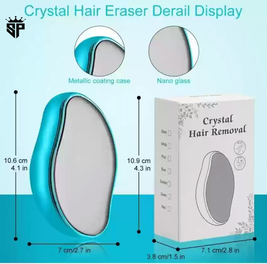 Portable Magic Hair Remover for Arms, Legs & Back | Crystal Hair Eraser for Painless Hair Removal thumbnail 3