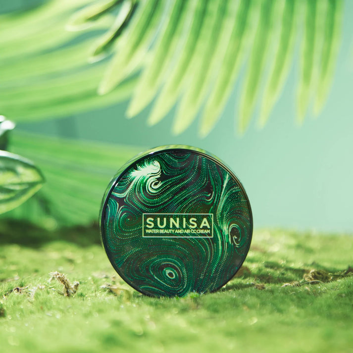 SUNISA 3-in-1 Air Cushion CC & BB Cream | Waterproof Moisturizing Foundation with Sponge thumbnail 5