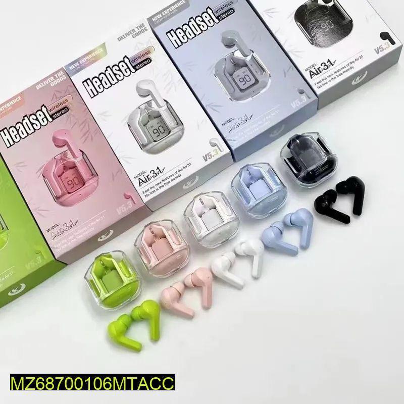 Wireless Earbuds Air 31 Green Bluetooth 5.3 thumbnail 3