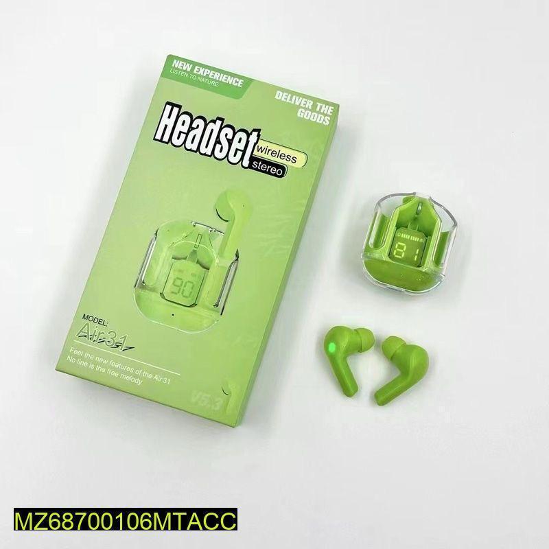 Wireless Earbuds Air 31 Green Bluetooth 5.3