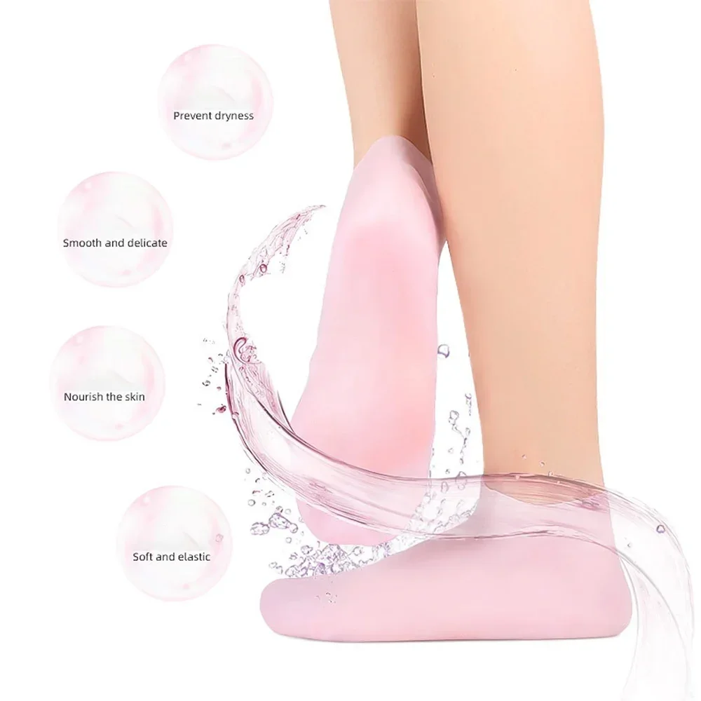 Silicone Jelly Socks | Box Packed | Ultra-Moisturizing Gel Foot Care Protector thumbnail 4