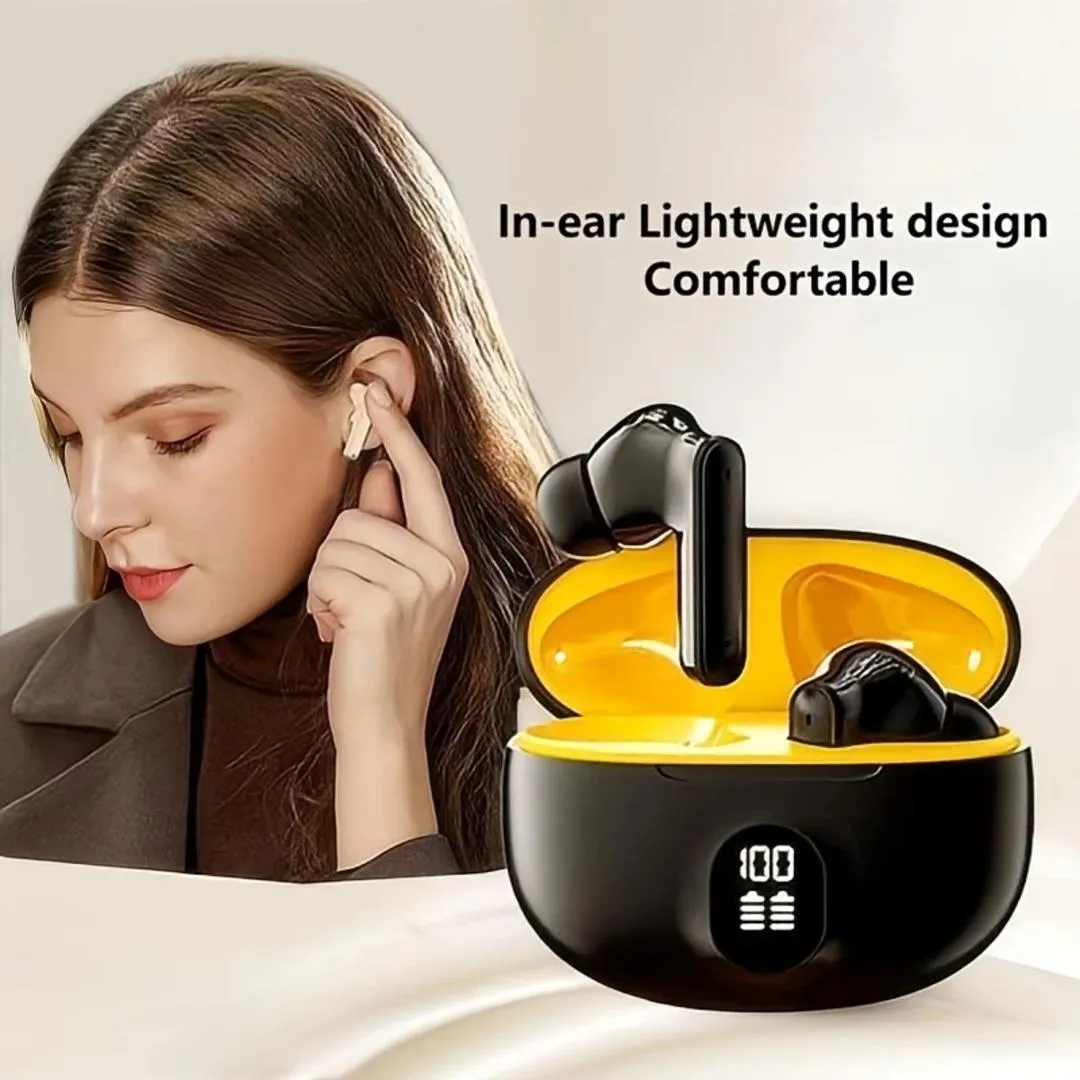 Crystal Clear Wireless Earbuds with Noise Cancellation & 24Hr Case thumbnail 4