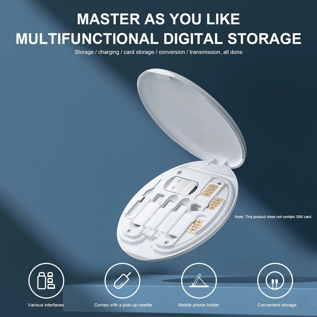 New Data Cable Storage Box | 60W Fast Charging | Multifunctional Mobile Phone Holder & Organizer thumbnail 4