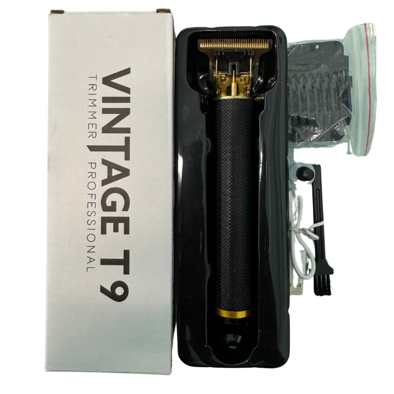 Professional T9 Hair & Beard Trimmer | Semi-Metal Body | Rechargeable Cordless Precision Clipper thumbnail 2