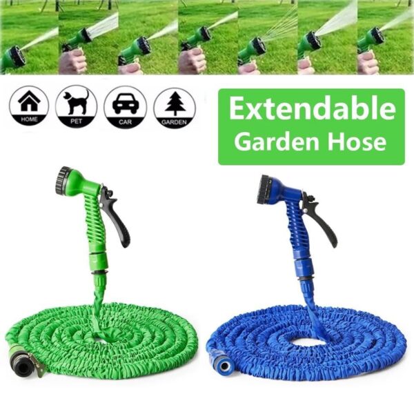 Magic Expandable Hose Pipe 50FT | Lightweight, Tangle-Free | 7-Mode Spray Gun thumbnail 2