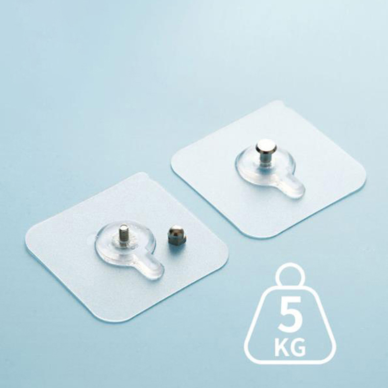 4 PCs Punch-Free Screw Hanger | Non-Marking Wall Hook Stickers | Heavy-Duty Picture & Decor Holder thumbnail 9