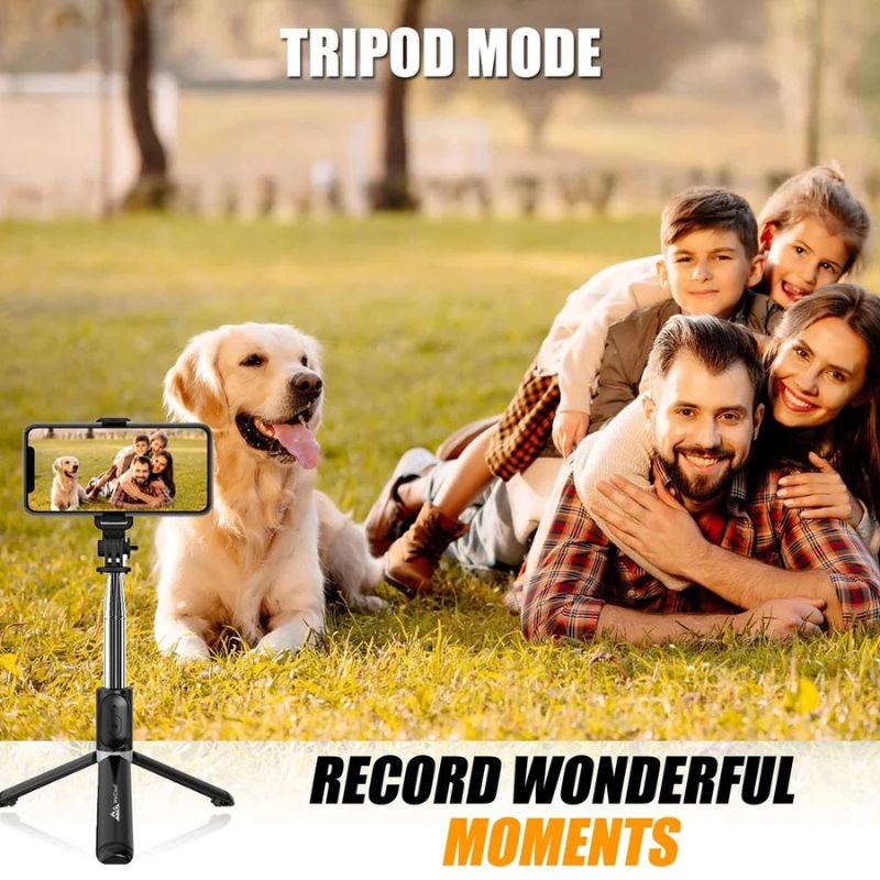 NeePho P170S Selfie Stick Tripod | Extendable , Bluetooth Remote, Universal Smartphone Mount | Durable Metal Build & Lightweight Design thumbnail 8