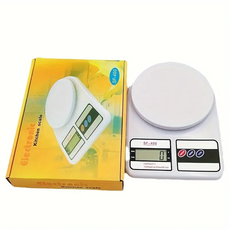 Digital Kitchen Weighing Scale | 10kg Capacity | High-Precision LCD with Tare Function thumbnail 8