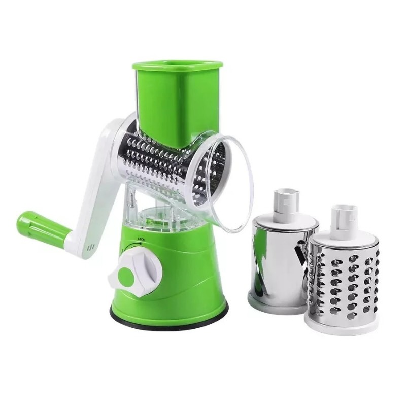 Multi-Functional Tabletop Drum Grater Manual Vegetable Cutter Slicer and Grater for Kitchen thumbnail 6