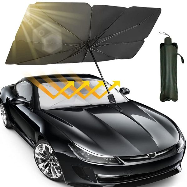 Foldable Car Windshield Umbrella Sunshade | UV Protection & Heat Blocker for All Vehicles thumbnail 3