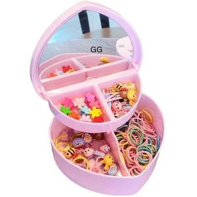 Heart Shape Jewellery Box for Girls | Cute & Stylish Jewelry Organizer thumbnail 4