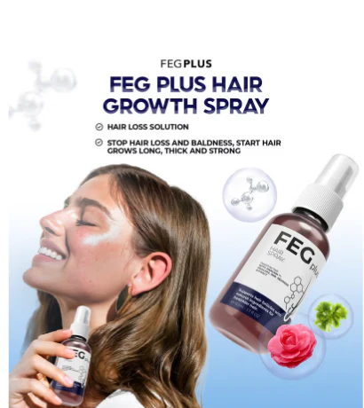 FEG PLUS Hair & Beard Regrowth Spray – Anti Hair Loss Formula with Minoxidil, Redensyl & Natural Extracts (50ml) thumbnail 3