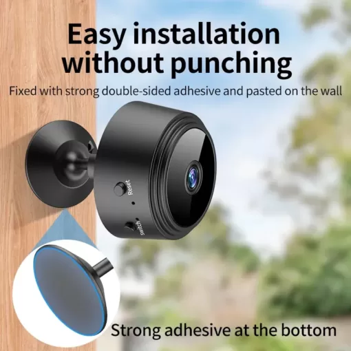 A9 1080P HD Magnetic WiFi Mini Camera | Wireless Security Camera with Night Vision & HDSF App Support thumbnail 3