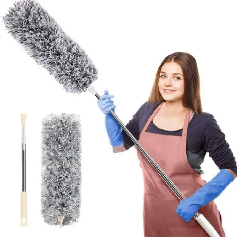 Extendable Microfiber Duster with Telescopic Handle | Long Reach, Bendable Head & Washable Cleaner thumbnail 7
