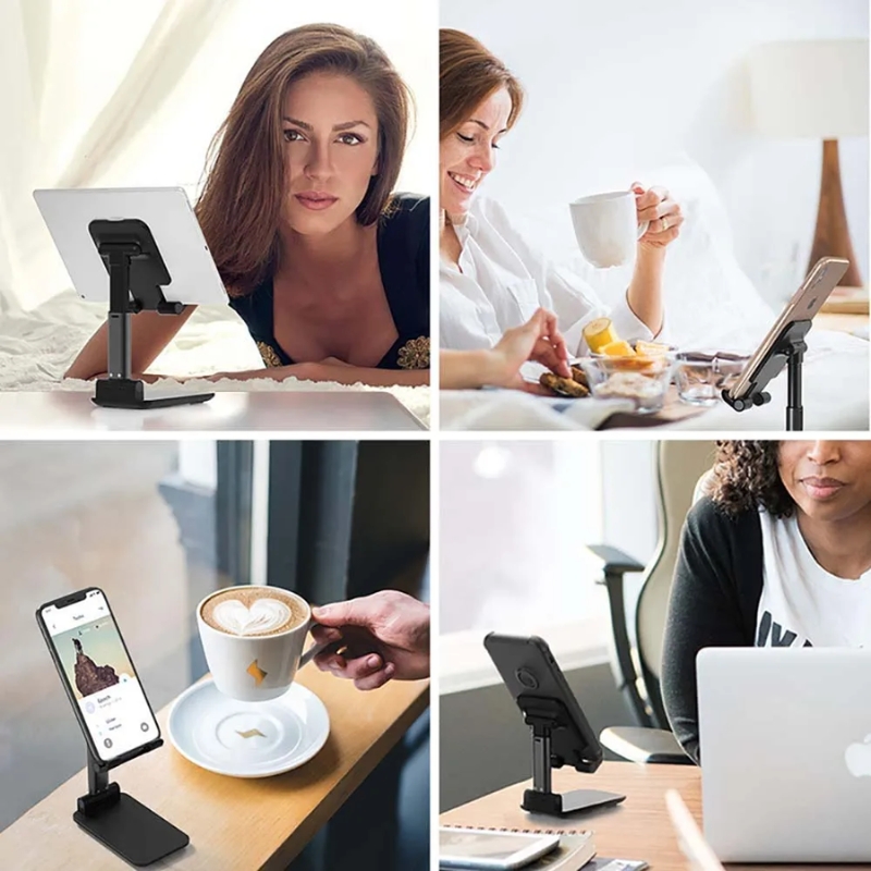 Universal Foldable Mobile & Tablet Stand | Adjustable Multi-Angle Holder thumbnail 6