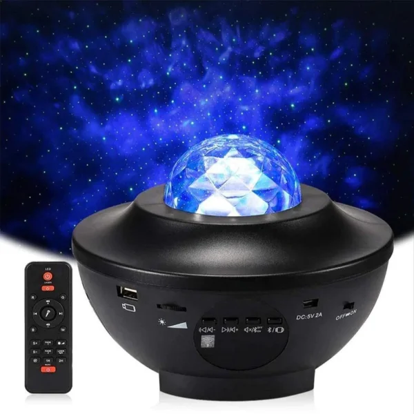Galaxy Star Projector Lamp | LED Nebula Universe Effect & Built-in Speaker thumbnail 2