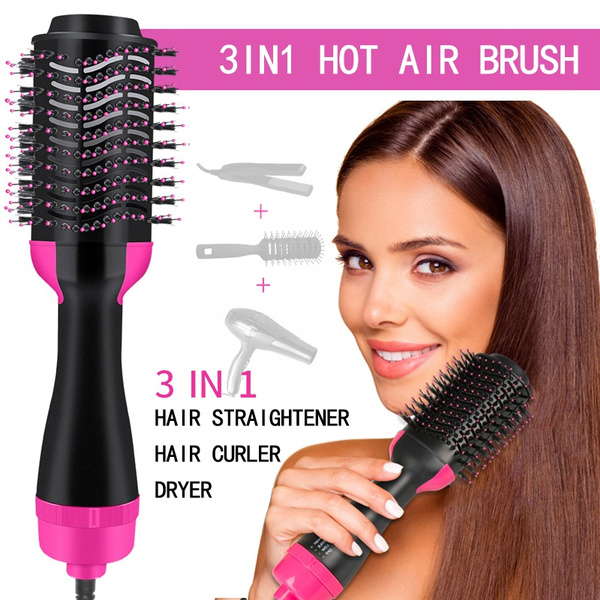 One Step Hot Air Brush | 3-in-1 Dryer, Straightener & Volumizer for Effortless Styling thumbnail 4