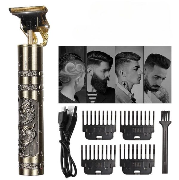 Professional T9 Trimmer | Metal Body | Hair & Beard Trimmer | Precision Grooming Tool thumbnail 3