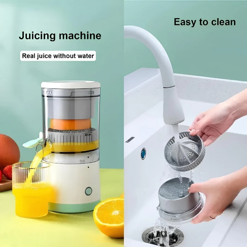 Portable Electric Citrus Juicer | USB Rechargeable Hands-Free Fruit Extractor for Fresh Juice Anywhere thumbnail 6