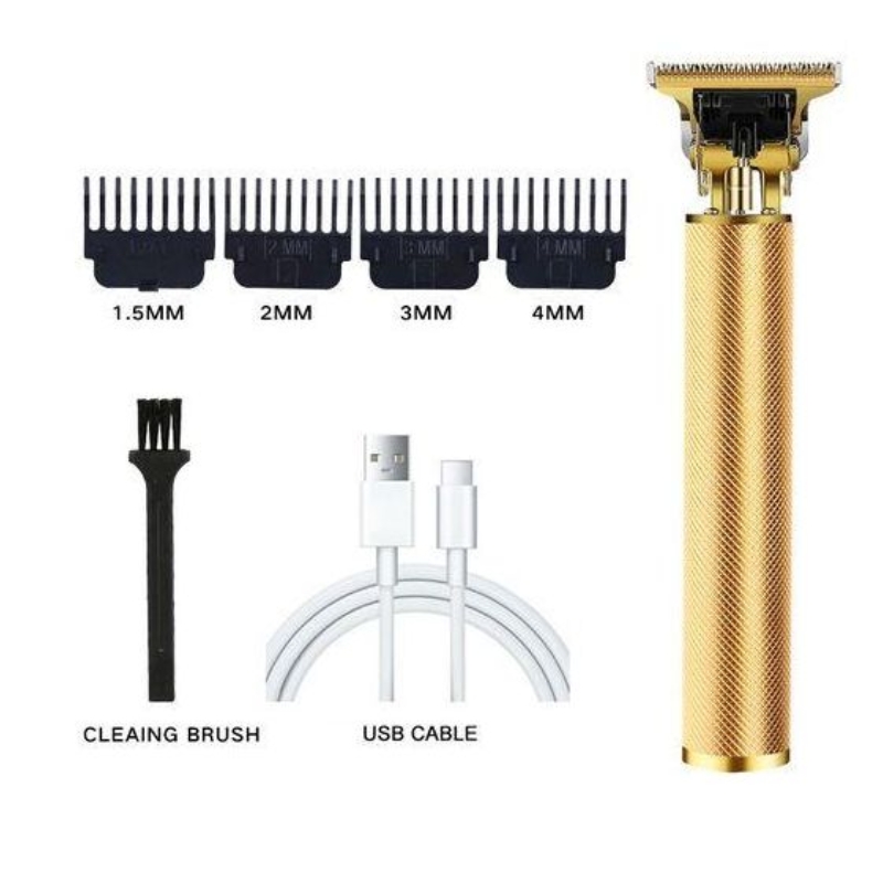 Professional T9 Hair & Beard Trimmer | Semi-Metal Body | Rechargeable Cordless Precision Clipper thumbnail 6