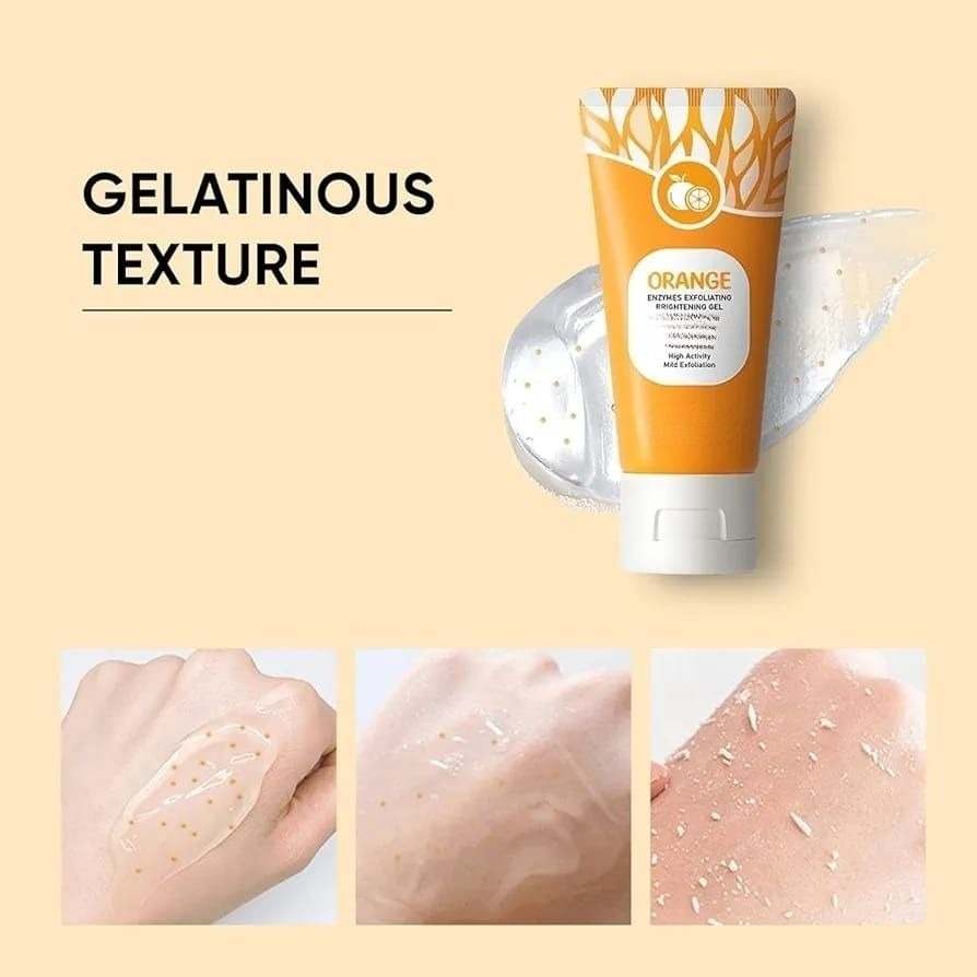 Orange Enzyme Exfoliating Gel – 60g | Brightening, Nourishing & Citrus Skincare for Radiant, Glowing, Healthy Skin thumbnail 4