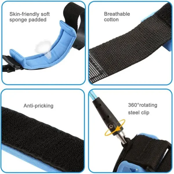 Anti-Lost Wrist Link for Kids | Child Safety Harness Strap for Travel, Parks & Crowded Areas thumbnail 7