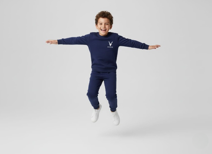 Winter Kids Markhor Printed Tracksuit | Full Sleeves Round Neck T-Shirt & Trouser Set – Warm, Stylish & Comfortable Outfit thumbnail 3