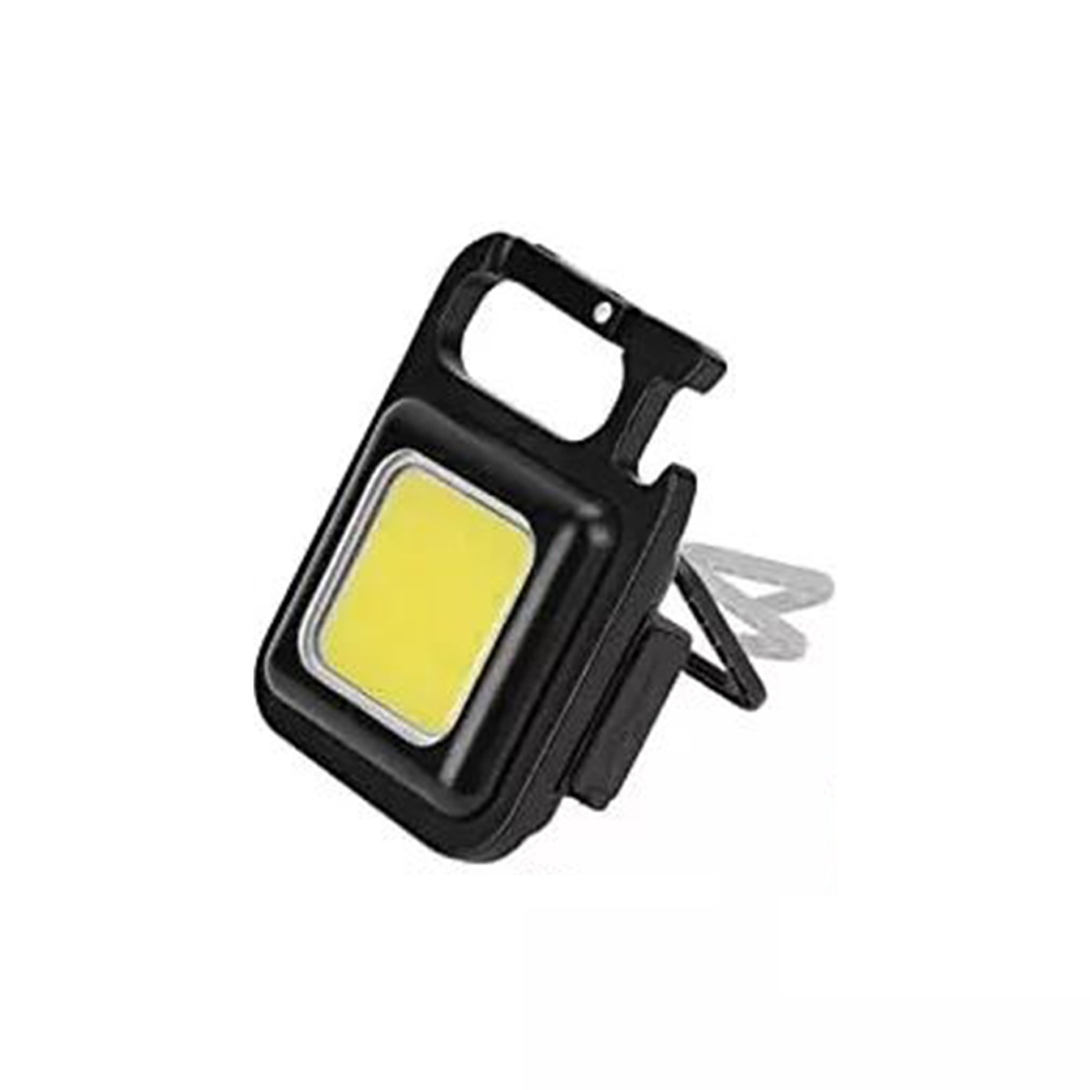 Portable Keychain Light | 500 Lumens Mini COB LED Flashlight with Foldable Handle & USB Rechargeable thumbnail 6