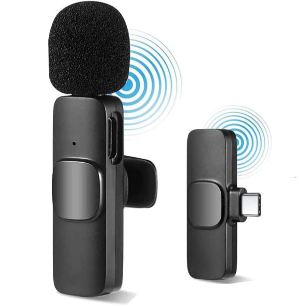 K8 Type-C Wireless Lavalier Microphone | Portable Noise-Cancelling | Mic for Android, Vlogging & Live Streaming thumbnail 5