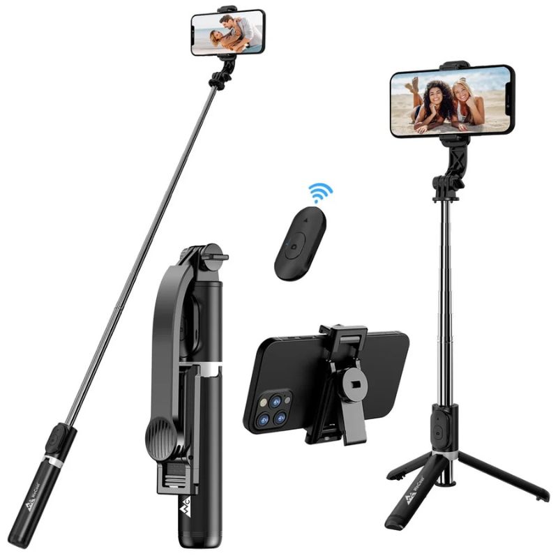 NeePho P170S Selfie Stick Tripod | Extendable , Bluetooth Remote, Universal Smartphone Mount | Durable Metal Build & Lightweight Design thumbnail 13