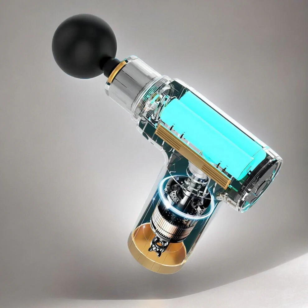 Portable Deep Tissue Massage Gun | Adjustable Speeds | Lightweight, Quiet & Ergonomic thumbnail 5