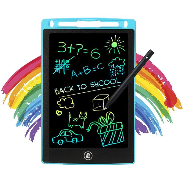 8.5-Inch Multi-Color LCD Writing Tablet  | Reusable Drawing & Note-Taking Tool for Kids | Random Colors thumbnail 2
