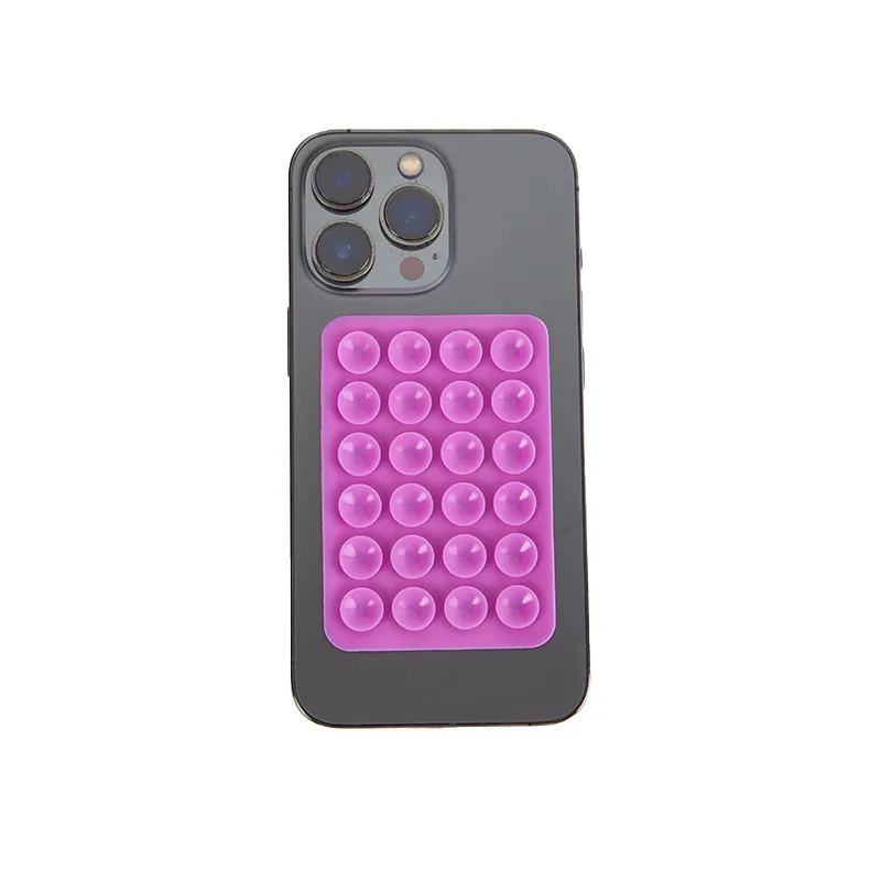 Stick & Grip Suction Cup Phone Holder | Reusable Silicone Pad | Random Color thumbnail 2