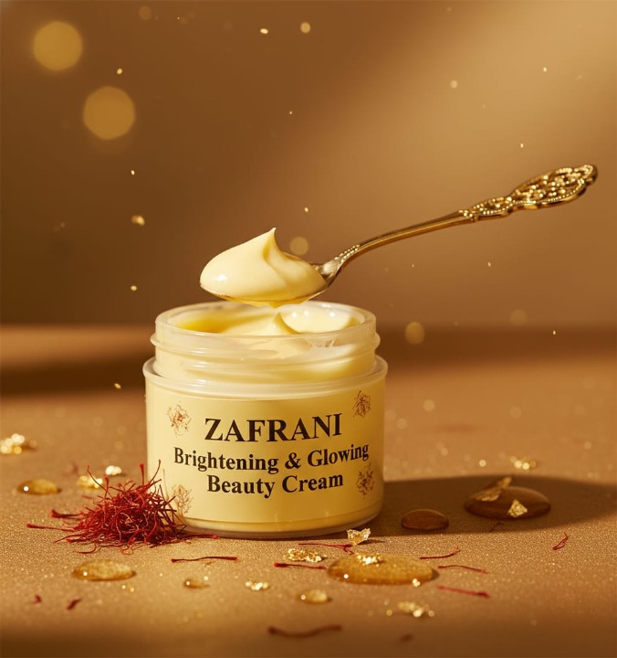 Zafrani Brightening & Glowing Beauty Cream | Radiant, Soft & Nourished Skin | Skin Lightening & Hydrating Formula (100g) thumbnail 3