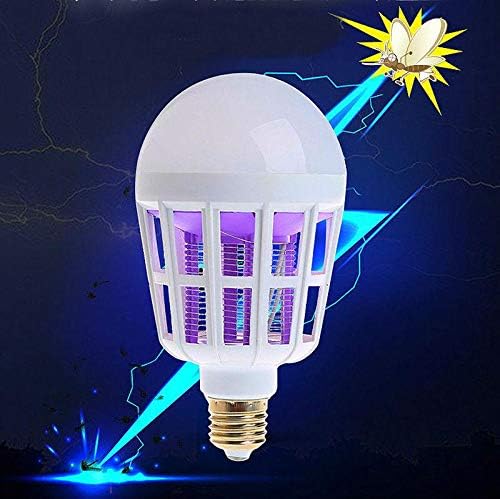 2-in-1 LED Mosquito Killer Bulb | 15W Insect Zapper Light | Silent, Odorless, Energy Saving thumbnail 2