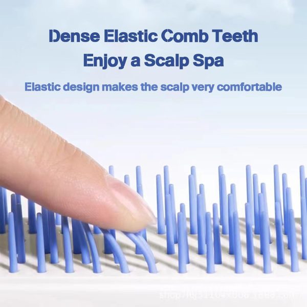 Self-Cleaning Hair Brush & Telescopic Comb | Detangling Brush with One-Pull Cleaning Mechanism | Random Color thumbnail 4