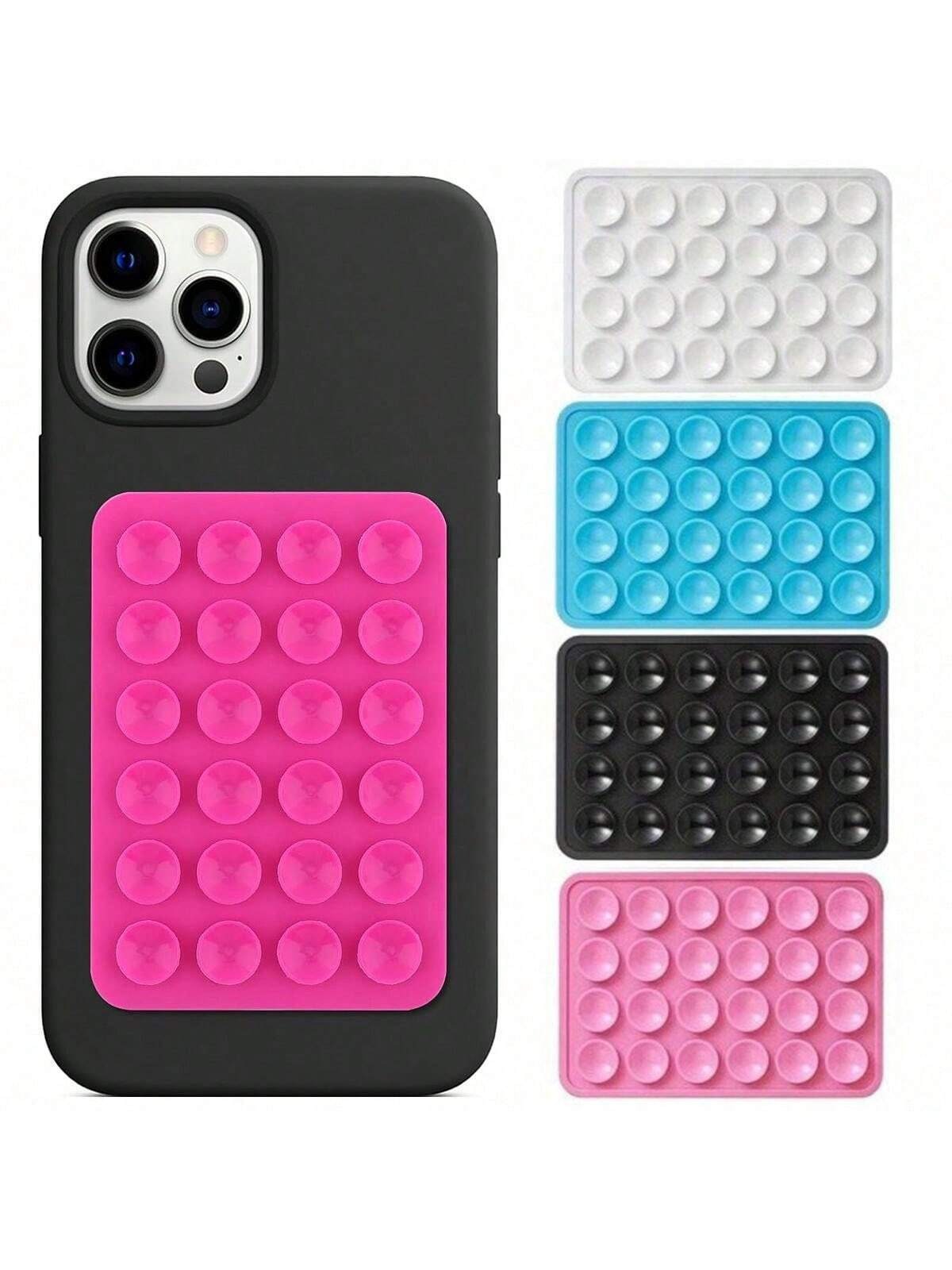 Stick & Grip Suction Cup Phone Holder | Reusable Silicone Pad | Random Color thumbnail 5