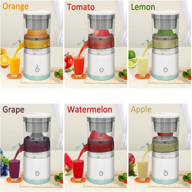 Portable Electric Citrus Juicer | USB Rechargeable Hands-Free Fruit Extractor for Fresh Juice Anywhere thumbnail 5