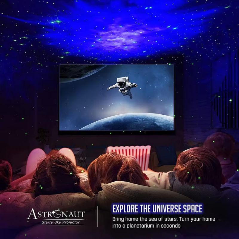 Astronaut Star Projector Night Light | Bring the Galaxy to Your Room | LED Nebula & Starry Sky Projection thumbnail 5