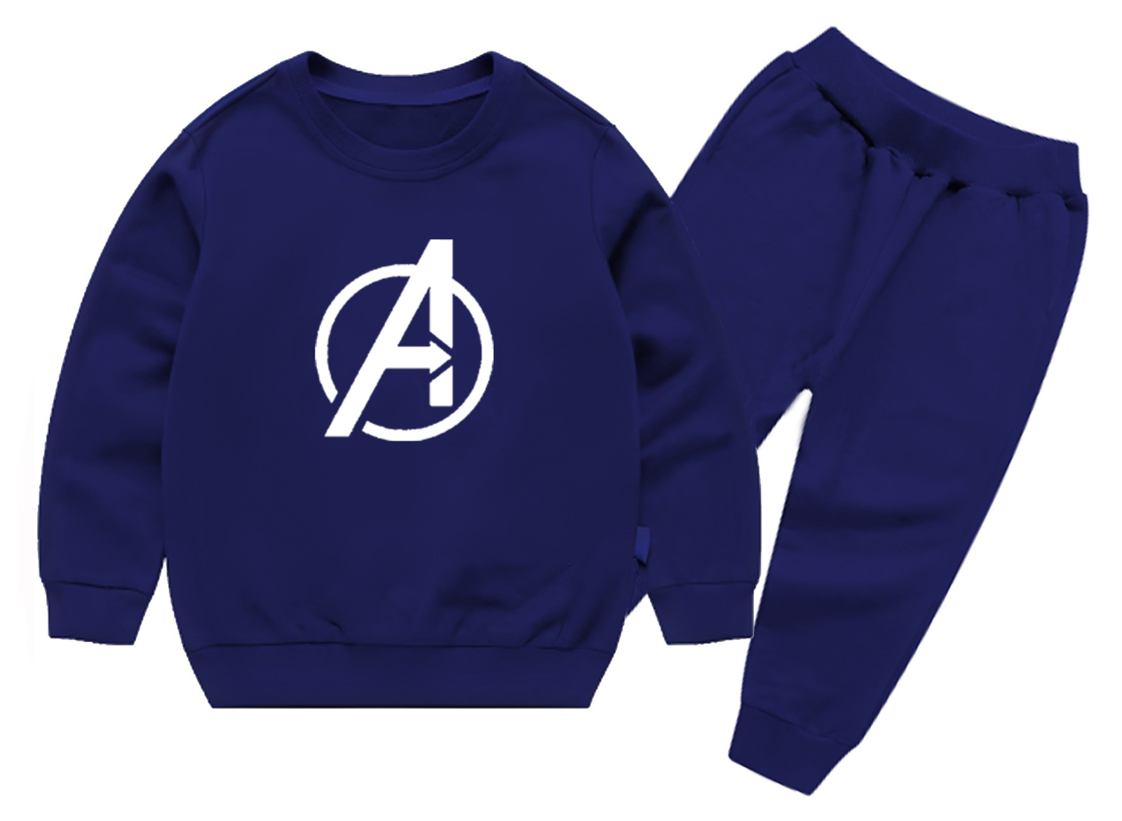 Avenger Printed Sweatshirt & Pajama Trouser Tracksuit for Kids | Winter Warm Fleece Clothing Set Outfit for Boys & Girls | FOR BABY AND KIDS thumbnail 4