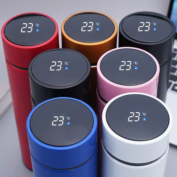 Temperature Display Thermos Water Bottle 500ML Stainless Steel Insulated Hot and Cold Flask with LED Display (Random Colors) thumbnail 4