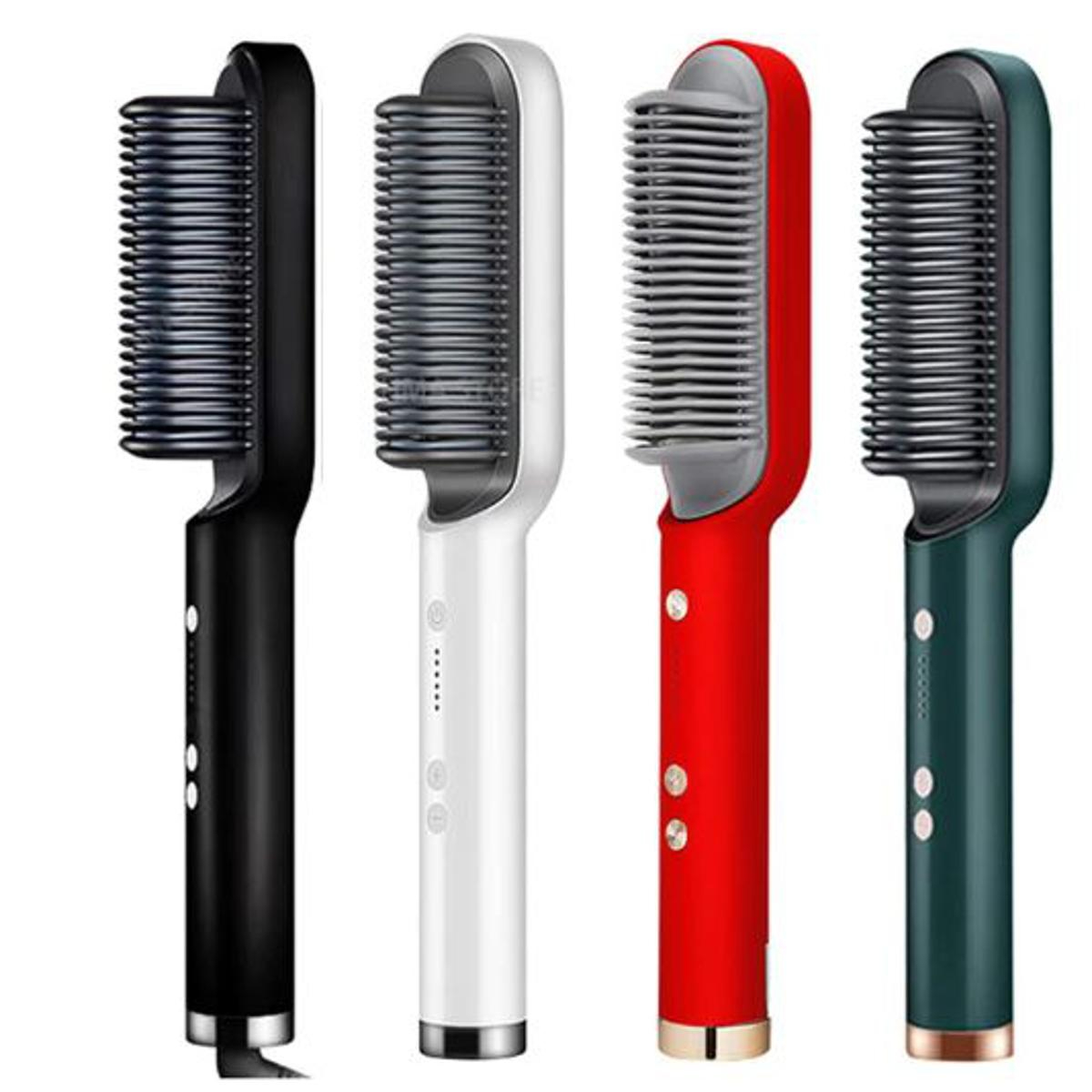 Hair Straightener Brush & Styler | Model 909 | Fast Heating Electric Straightening Comb thumbnail 6