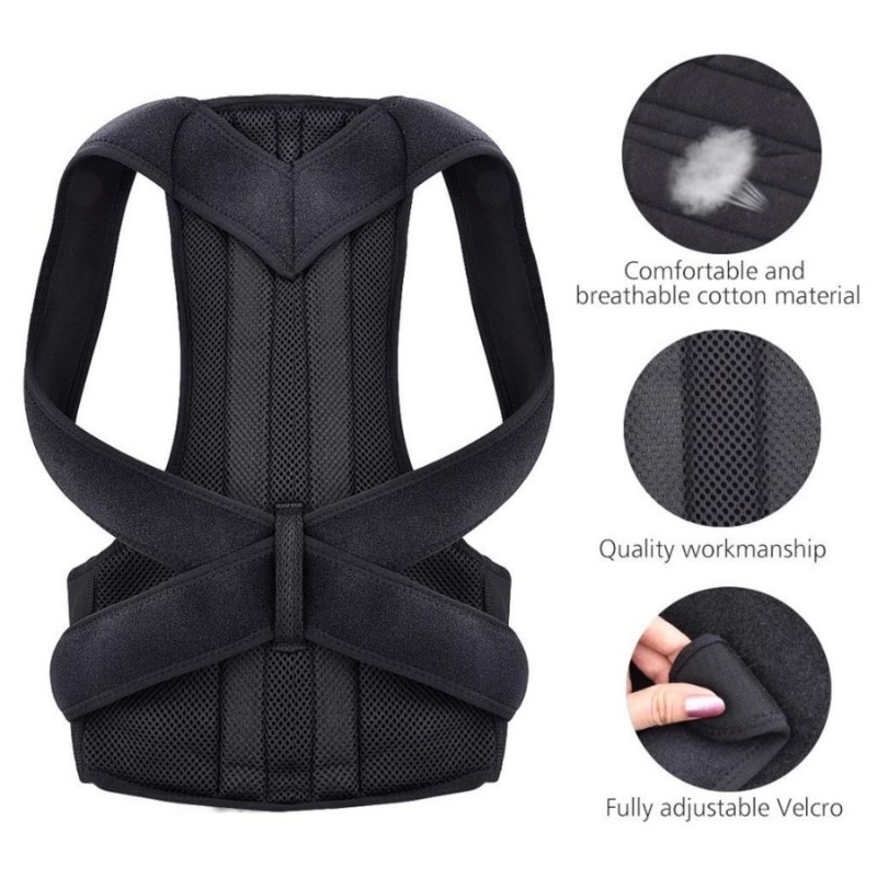 Back Pain Relief Posture Corrector Belt | Adjustable Support for Spine, Shoulder & Lumbar Alignment | Medium thumbnail 5