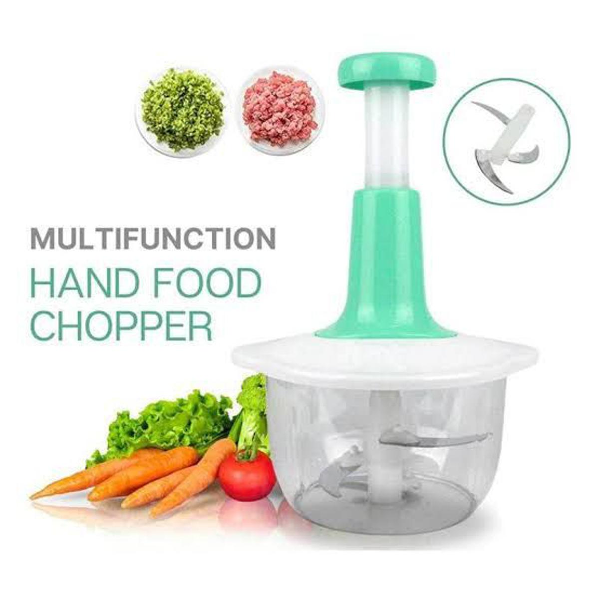 1.5L Manual Hand Push Chopper & Multifunctional Mixer | Vegetable Chopper and Baby Food Maker thumbnail 2