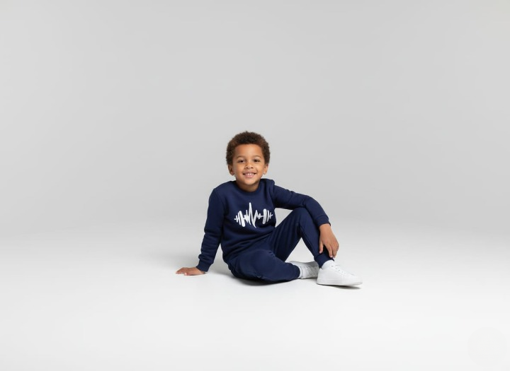 Boys Winter Casual Long Sleeve Printed Patchwork Round Neck Sweatshirt | Warm, Stylish & Comfortable Winter Wear thumbnail 2
