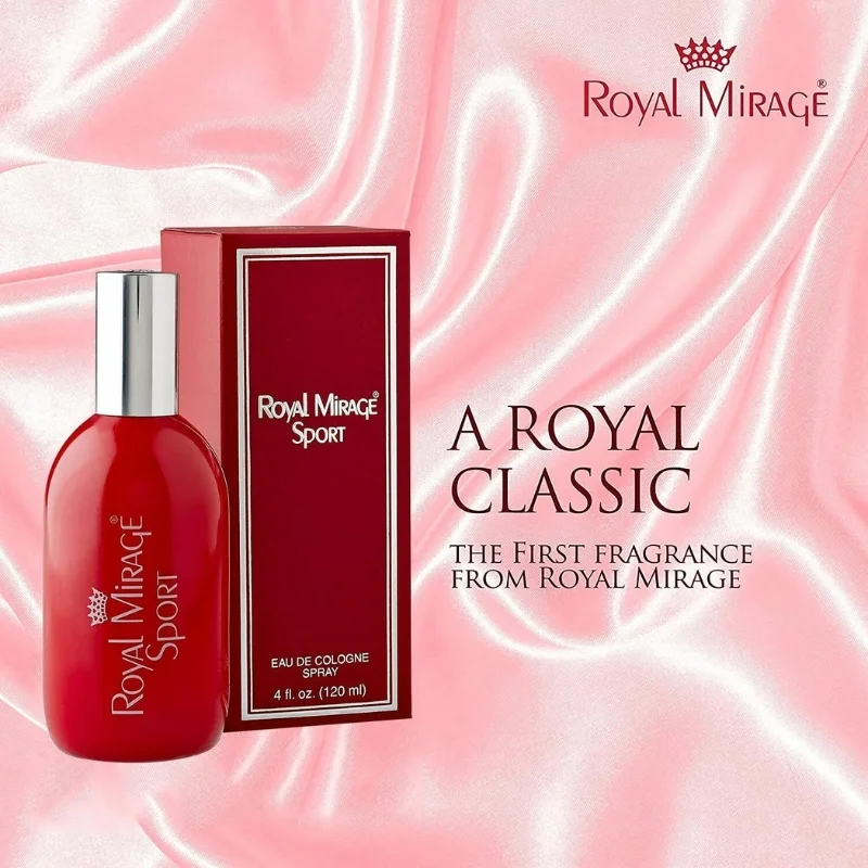 Royal Mirage Sport Eau De Cologne 120ml | Long-Lasting Refreshing Unisex Perfume thumbnail 3