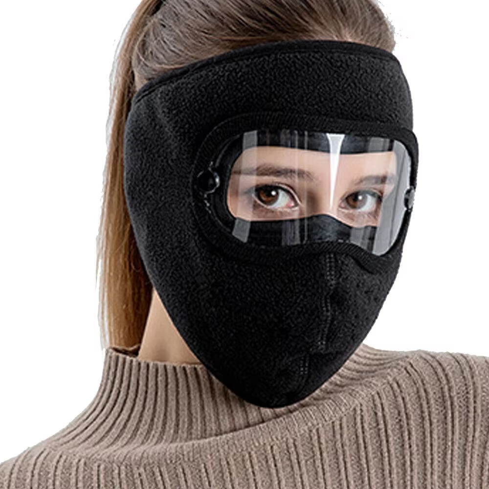 Windproof Winter Full Face Mask | Anti-Dust & Anti-Fog Goggles | Thermal Polar Fleece Protection for Outdoor Sports thumbnail 2